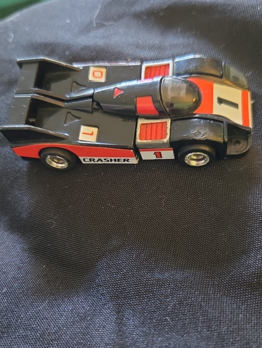 Vintage 1983 Bandai GoBots Crasher Porsche 956 Diecast Action Figure